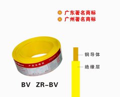 珠江電纜銅芯單芯阻燃型家裝電線ZR-BV